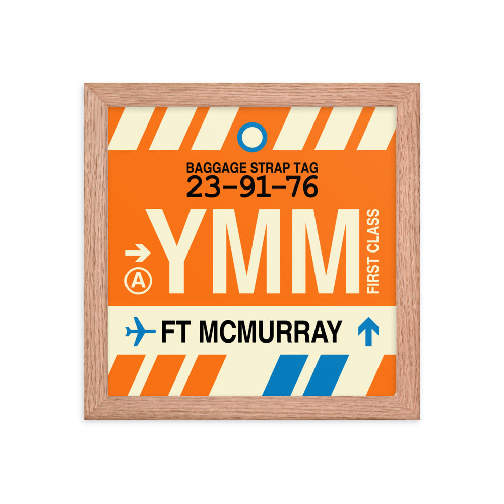 Travel-Themed Framed Print • YMM Fort McMurray • YHM Designs - Image 06