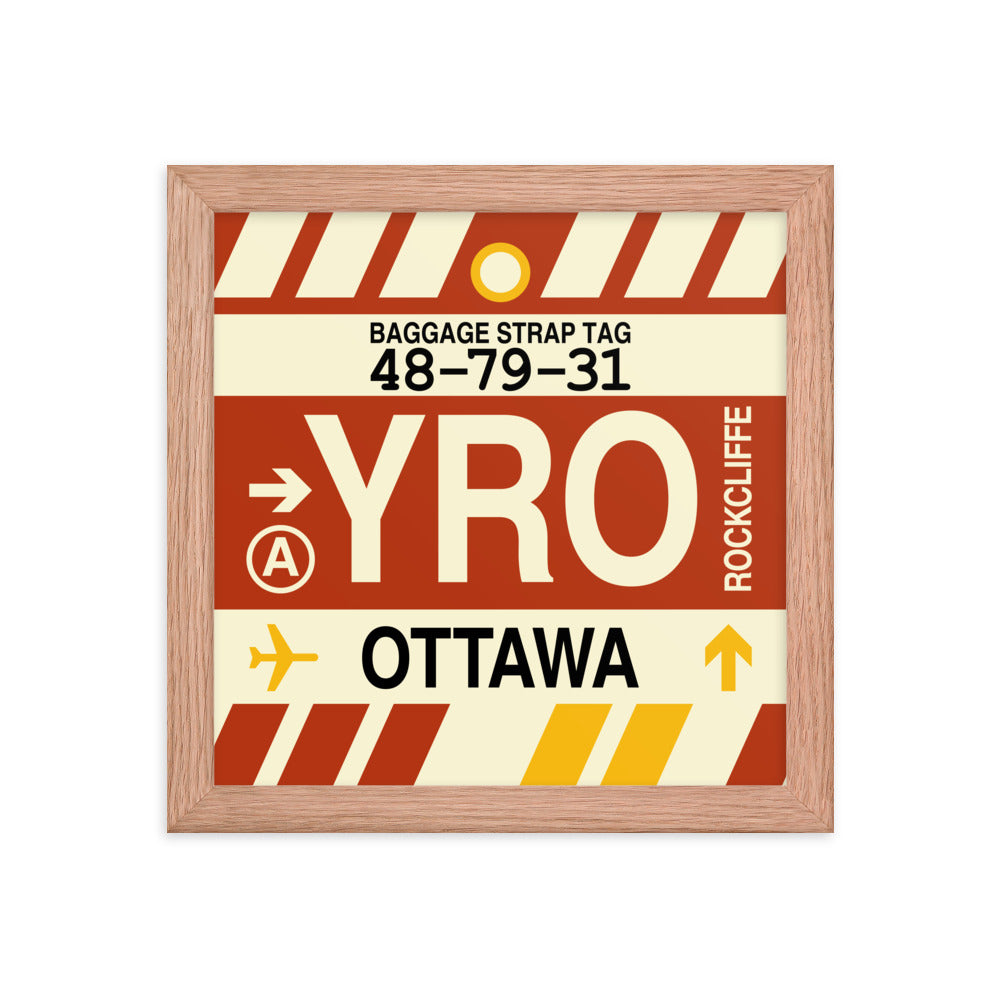 Travel-Themed Framed Print • YRO Ottawa • YHM Designs - Image 06