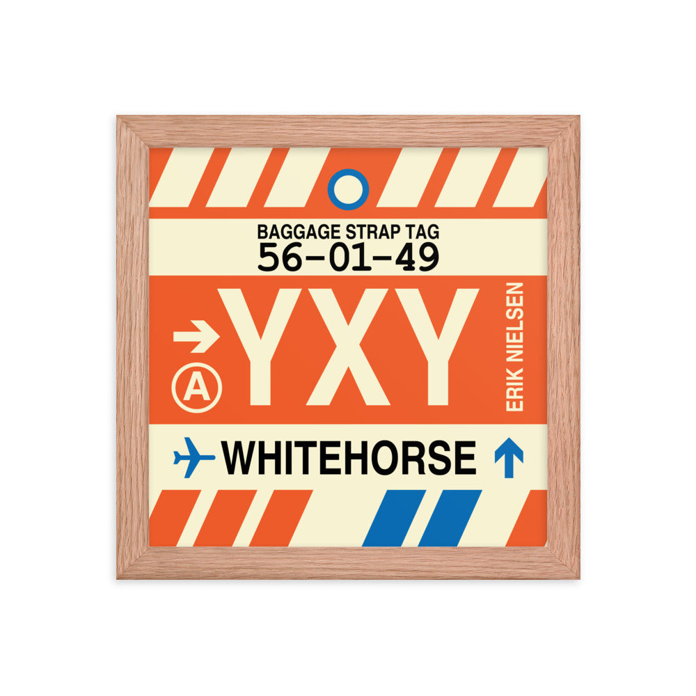 Travel-Themed Framed Print • YXY Whitehorse • YHM Designs - Image 06