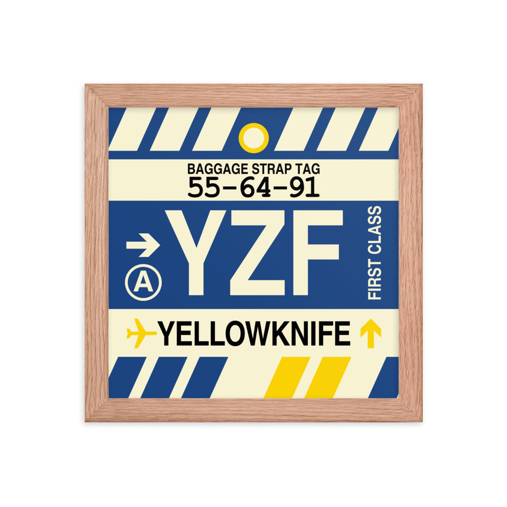 Travel-Themed Framed Print • YZF Yellowknife • YHM Designs - Image 06