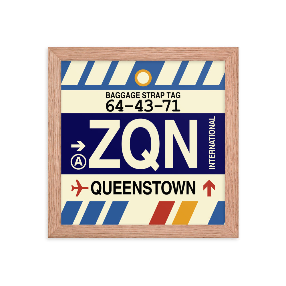 Travel-Themed Framed Print • ZQN Queenstown Souvenir • YHM Designs - Image 06