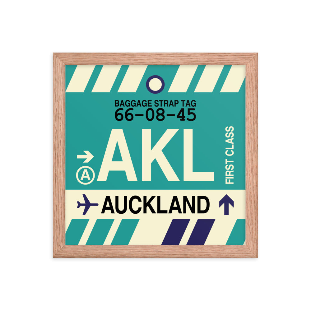 Travel-Themed Framed Print • AKL Auckland • YHM Designs - Image 07