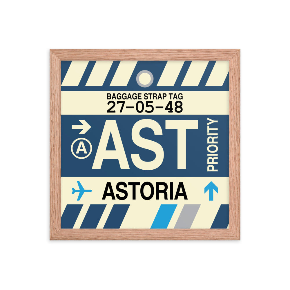 Travel-Themed Framed Print • AST Astoria Souvenir • YHM Designs - Image 07