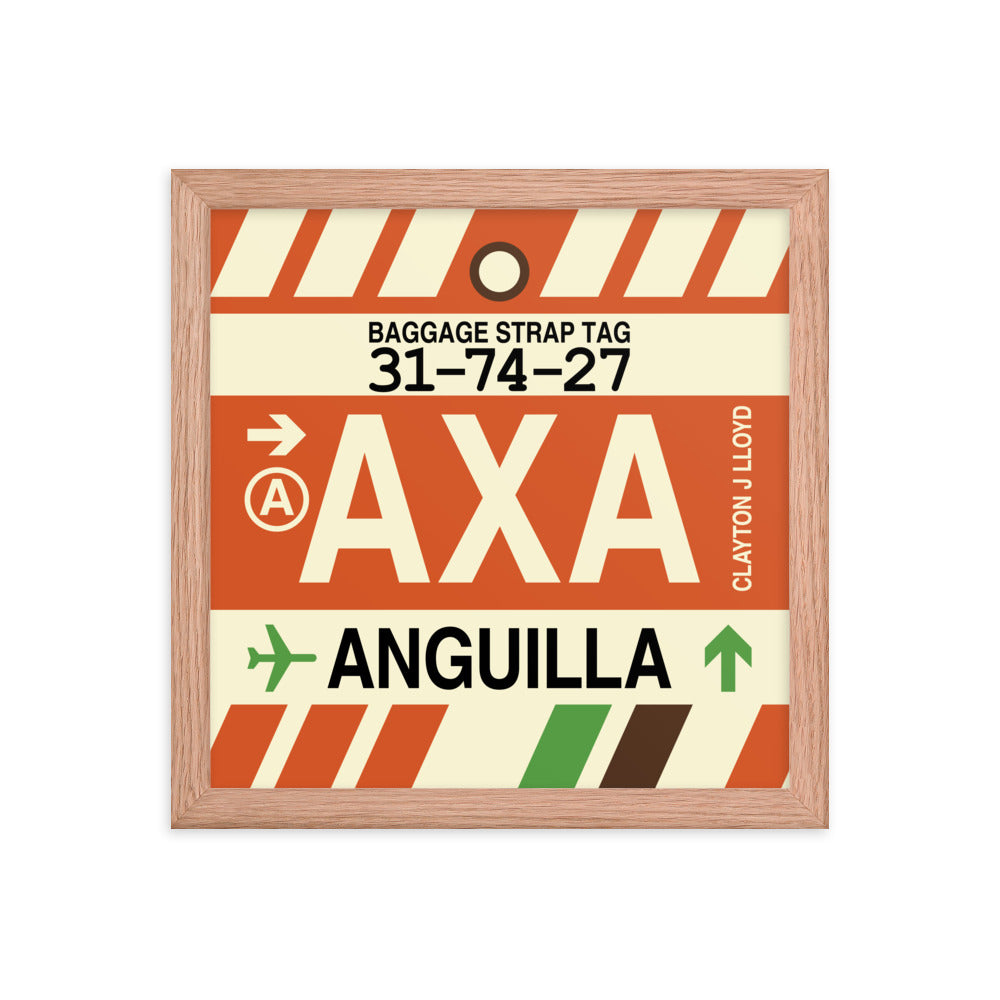 Travel-Themed Framed Print • AXA Anguilla • YHM Designs - Image 07