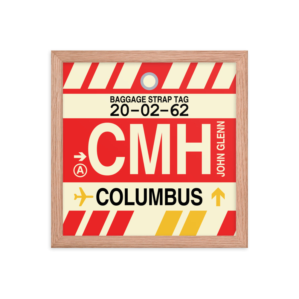 Travel-Themed Framed Print • CMH Columbus Souvenir • YHM Designs - Image 07