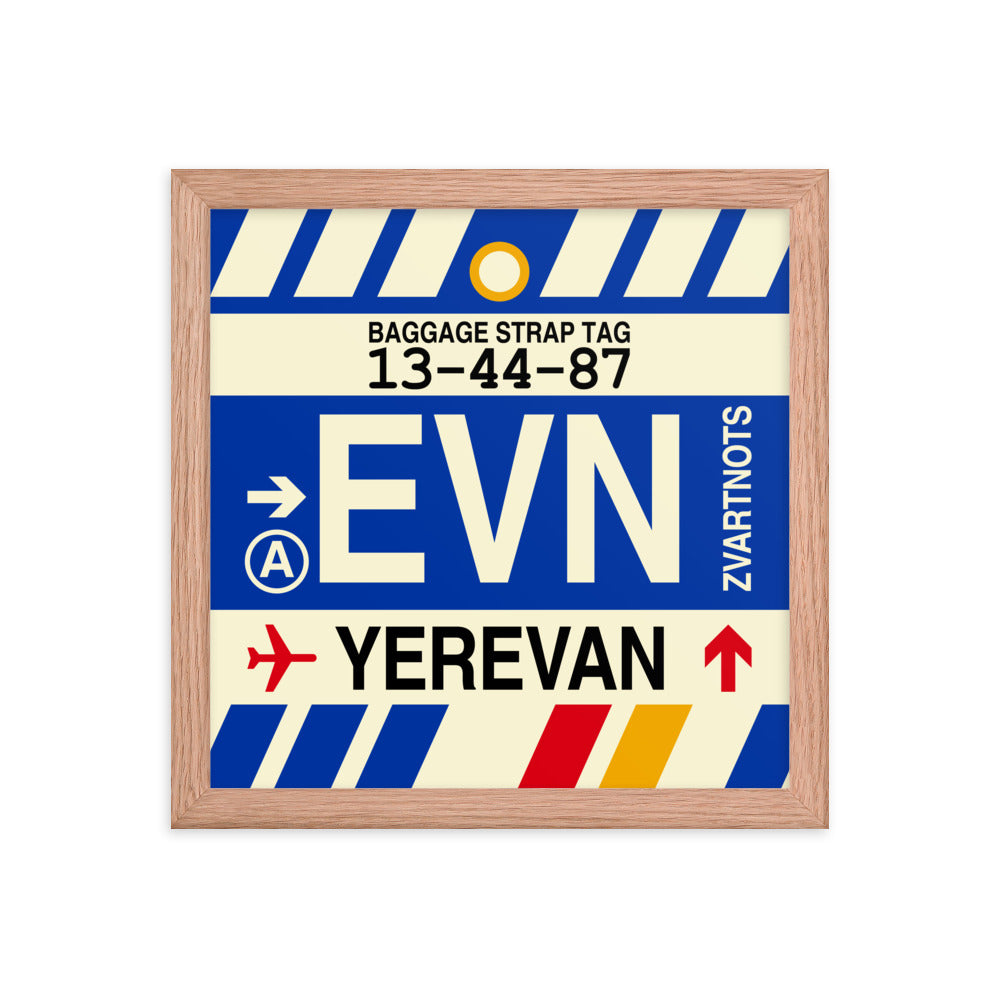 Travel-Themed Framed Print • EVN Yerevan Souvenir • YHM Designs - Image 07