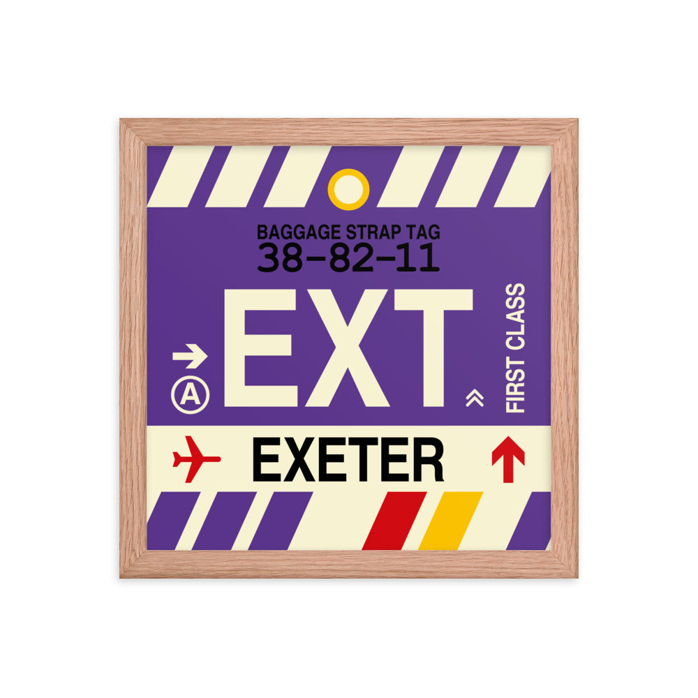 Travel-Themed Framed Print • EXT Exeter Souvenir • YHM Designs - Image 07