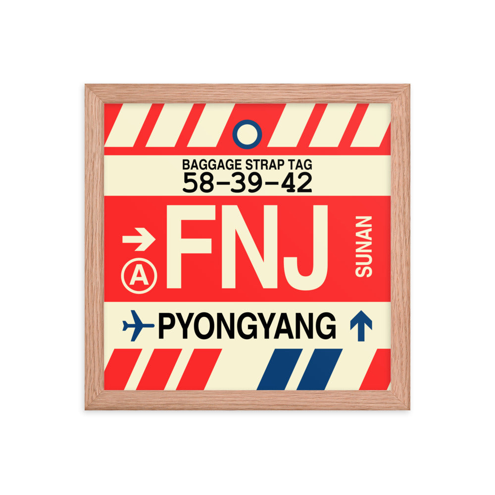 Travel-Themed Framed Print • FNJ Pyongyang Souvenir • YHM Designs - Image 07