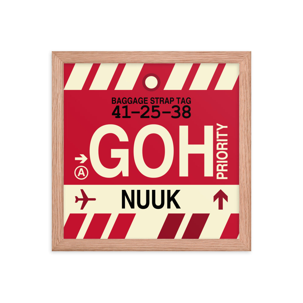Travel-Themed Framed Print • GOH Nuuk Souvenir • YHM Designs - Image 07