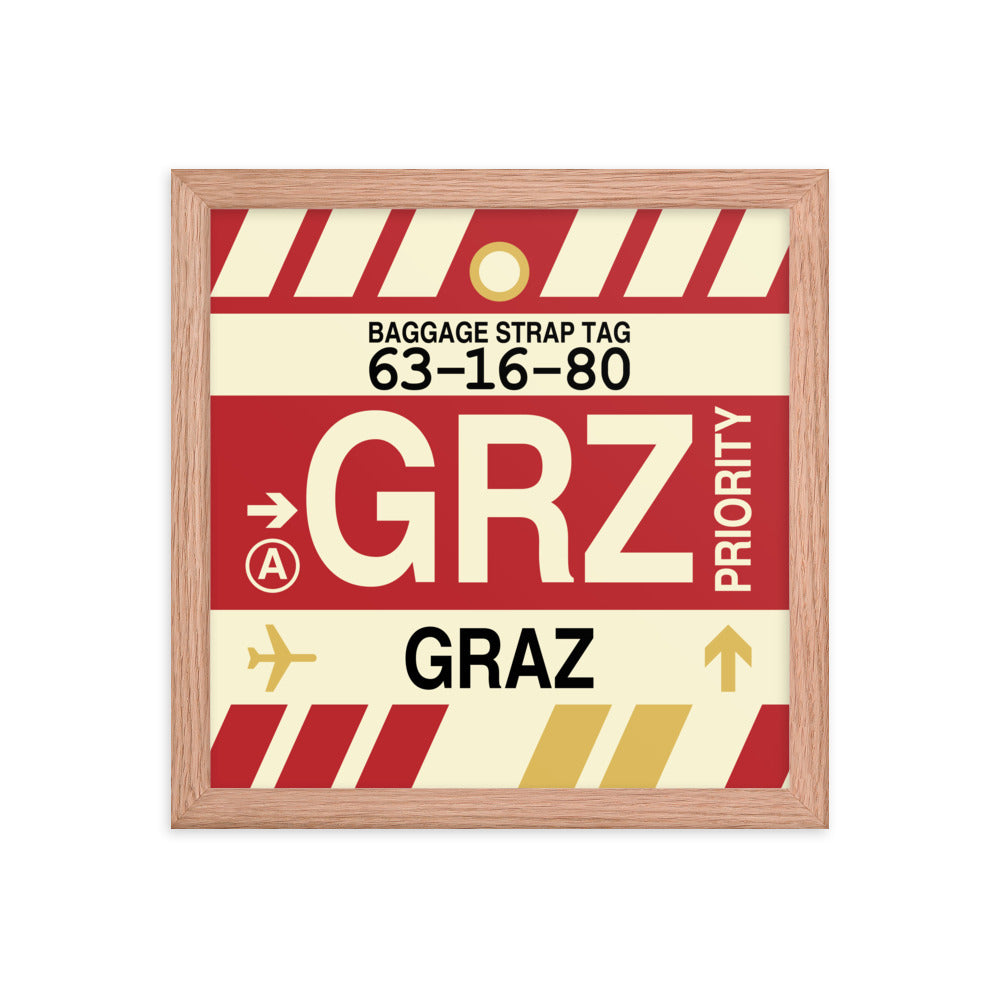 Travel-Themed Framed Print • GRZ Graz Souvenir • YHM Designs - Image 07