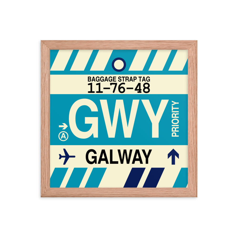Travel-Themed Framed Print • GWY Galway Souvenir • YHM Designs - Image 07