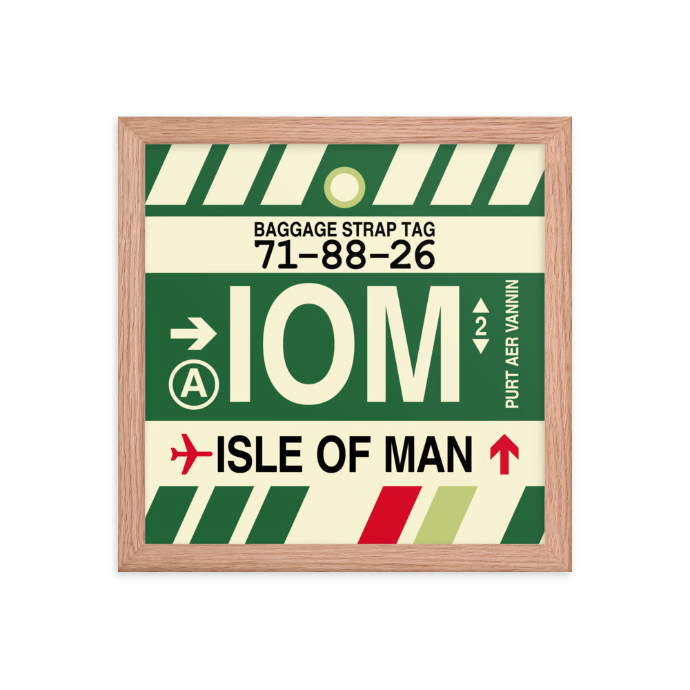 Travel-Themed Framed Print • IOM Isle of Man Souvenir • YHM Designs - Image 07
