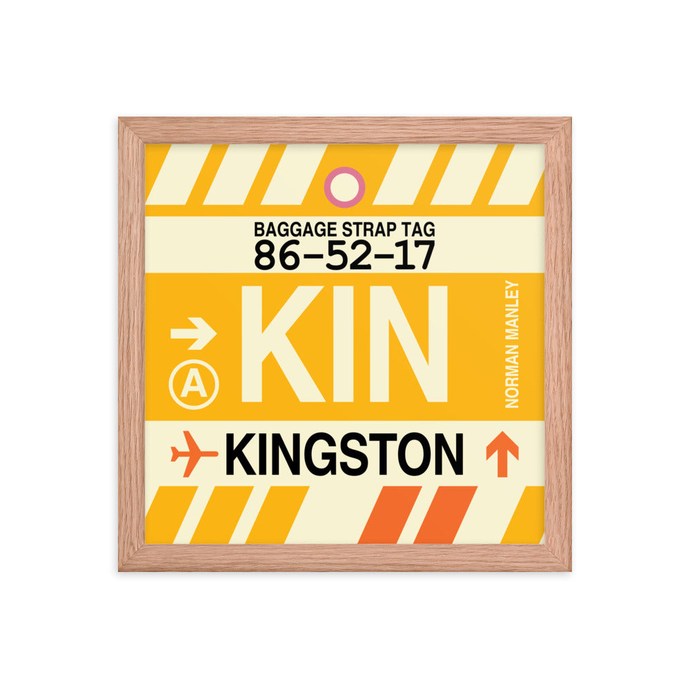 Travel-Themed Framed Print • KIN Kingston Souvenir • YHM Designs - Image 07