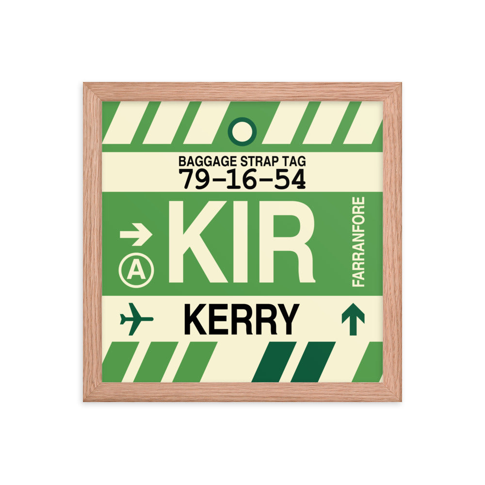 Travel-Themed Framed Print • KIR Kerry Souvenir • YHM Designs - Image 07