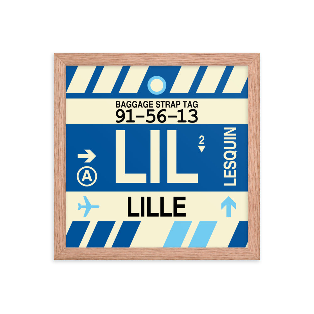 Travel-Themed Framed Print • LIL Lille • YHM Designs - Image 07