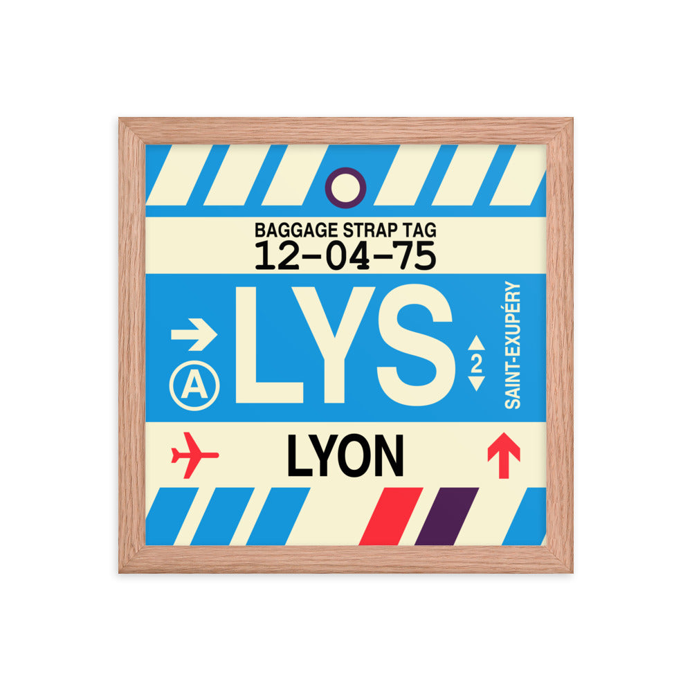 Travel-Themed Framed Print • LYS Lyon • YHM Designs - Image 07