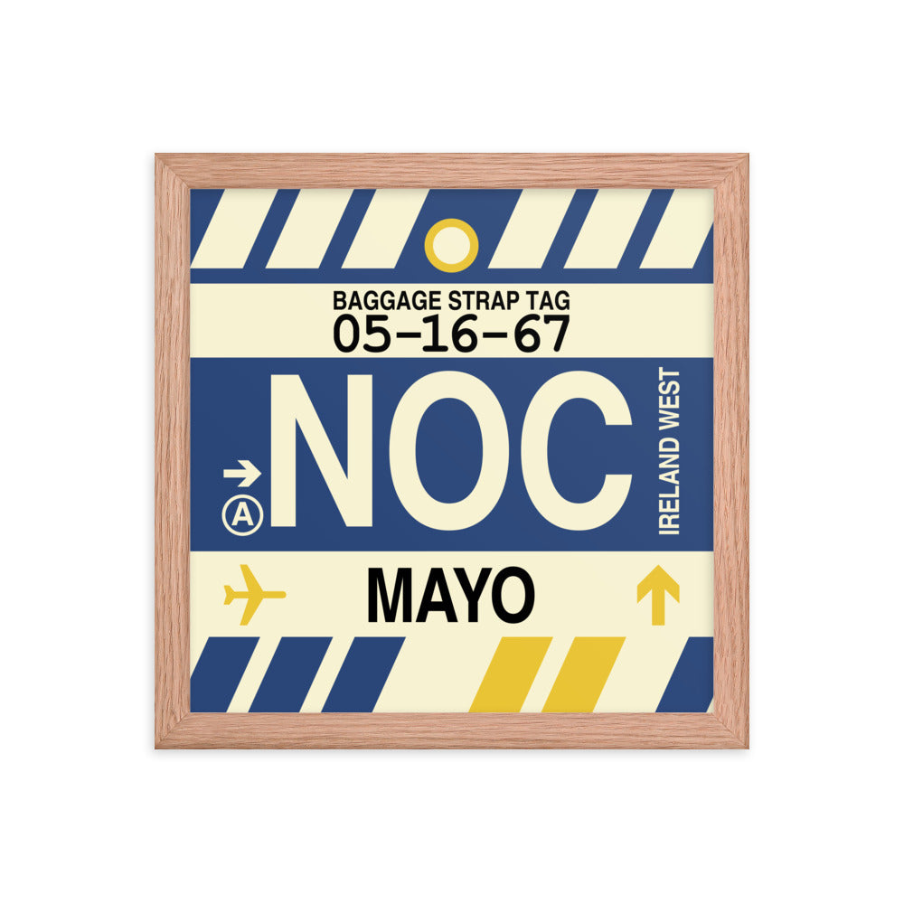 Travel-Themed Framed Print • NOC Mayo Souvenir • YHM Designs - Image 07