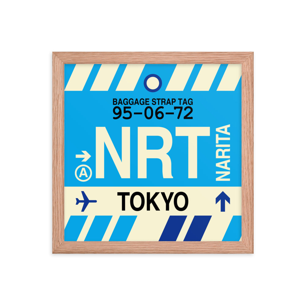 Travel-Themed Framed Print • NRT Tokyo Souvenir • YHM Designs - Image 07