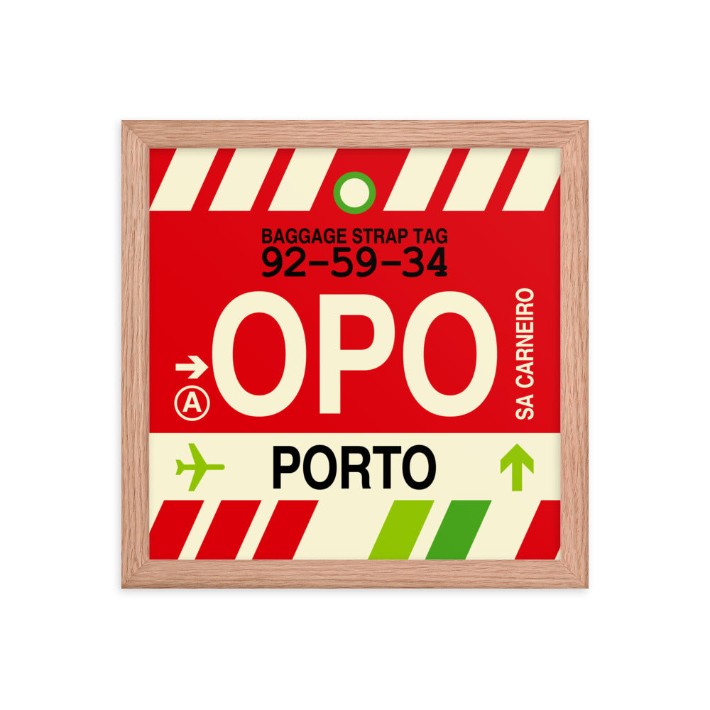 Travel-Themed Framed Print • OPO Porto Souvenir • YHM Designs - Image 07