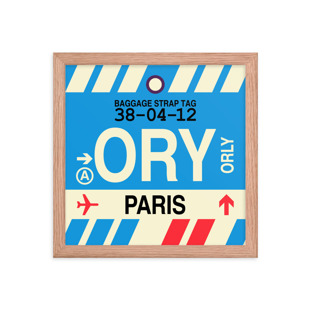 Travel-Themed Framed Print • ORY Paris Souvenir • YHM Designs - Image 07