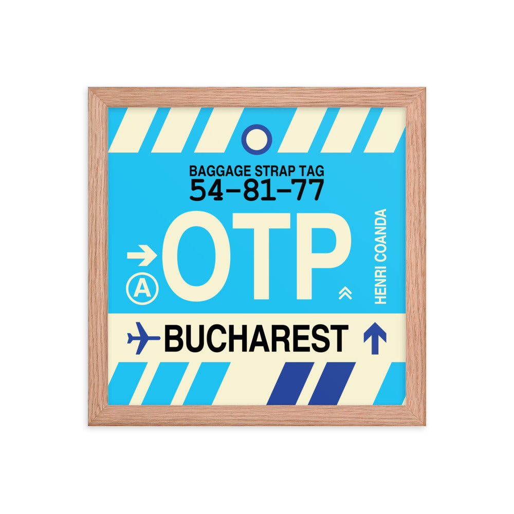 Travel-Themed Framed Print • OTP Bucharest Souvenir • YHM Designs - Image 07