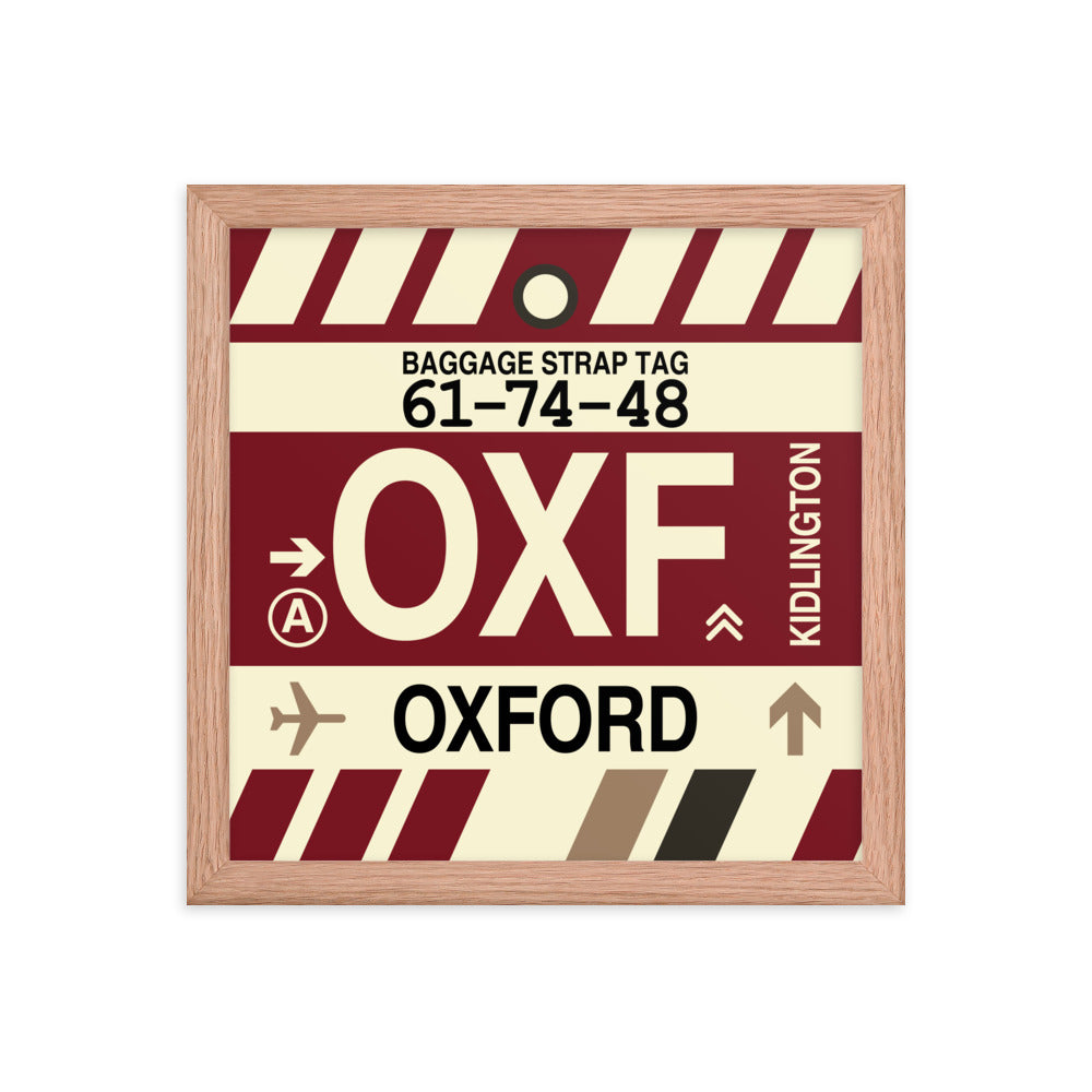 Travel-Themed Framed Print • OXF Oxford Souvenir • YHM Designs - Image 07