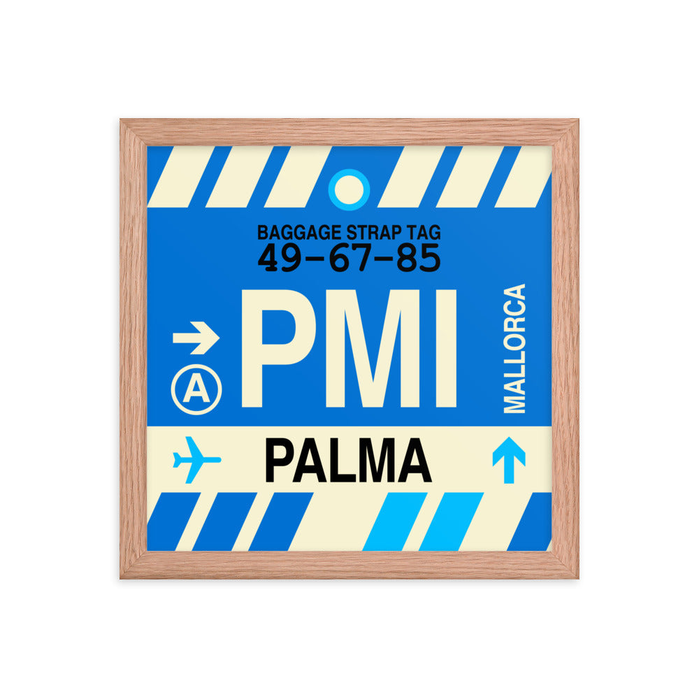 Travel-Themed Framed Print • PMI Palma de Mallorca Souvenir • YHM Designs - Image 07