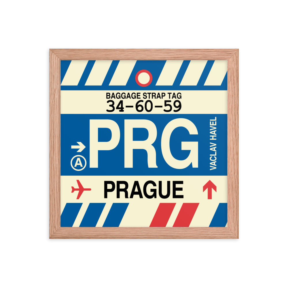 Travel-Themed Framed Print • PRG Prague Souvenir • YHM Designs - Image 07