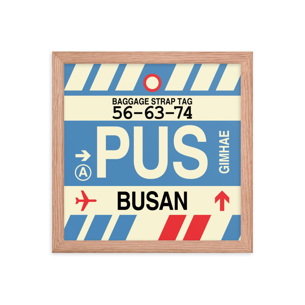 Travel-Themed Framed Print • PUS Busan Souvenir • YHM Designs - Image 07