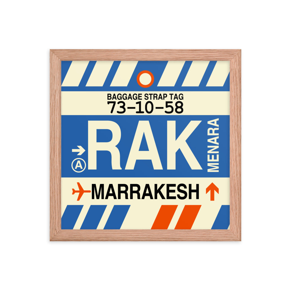 Travel-Themed Framed Print • RAK Marrakesh • YHM Designs - Image 07