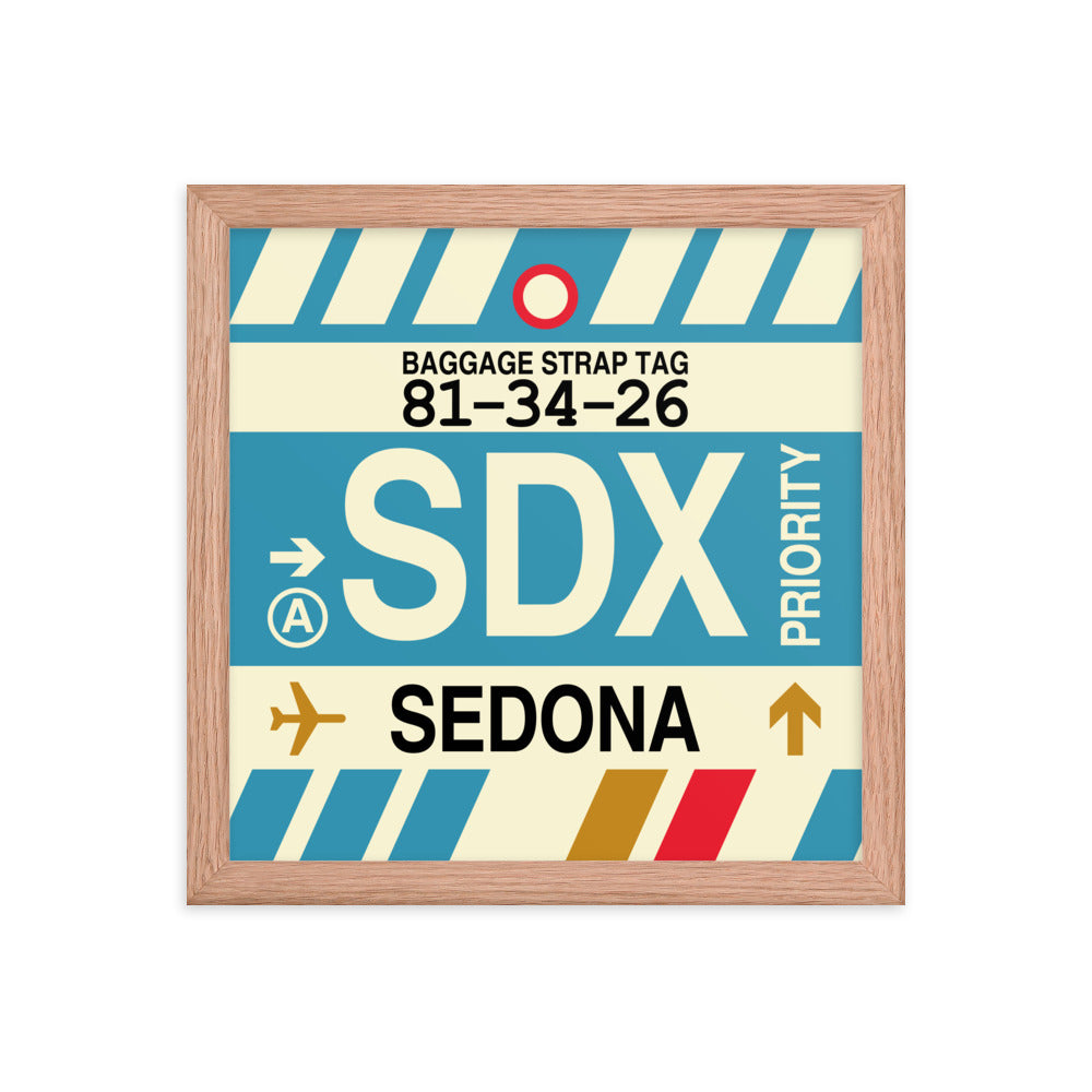 Travel-Themed Framed Print • SDX Sedona Souvenir • YHM Designs - Image 07