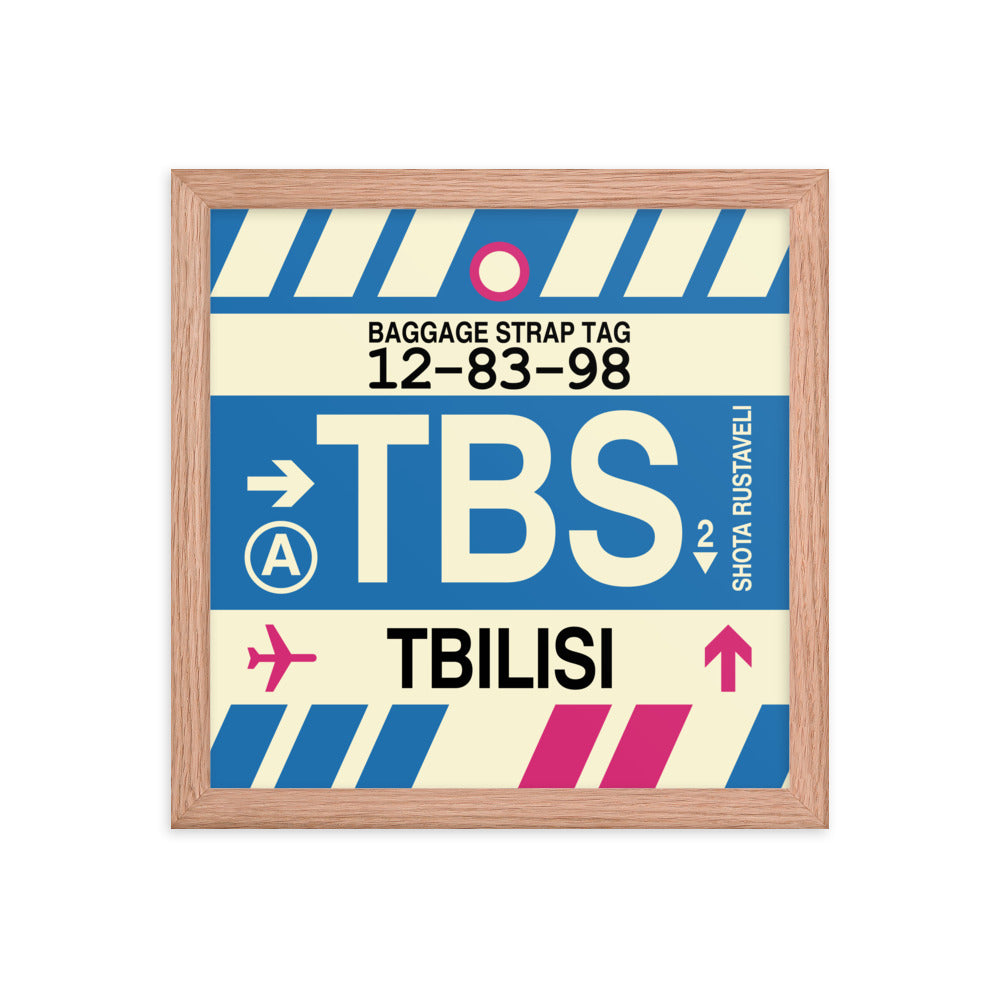 Travel-Themed Framed Print • TBS Tbilisi Souvenir • YHM Designs - Image 07