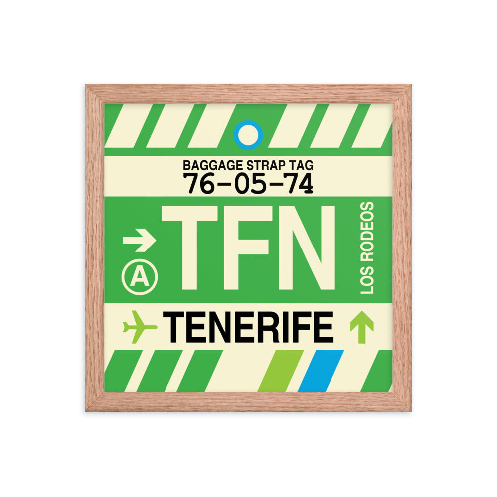 Travel-Themed Framed Print • TFN Tenerife Souvenir • YHM Designs - Image 07
