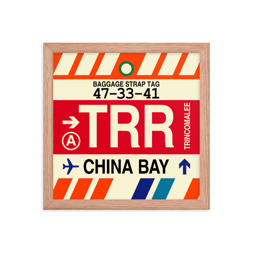 Travel-Themed Framed Print • TRR China Bay Souvenir • YHM Designs - Image 07