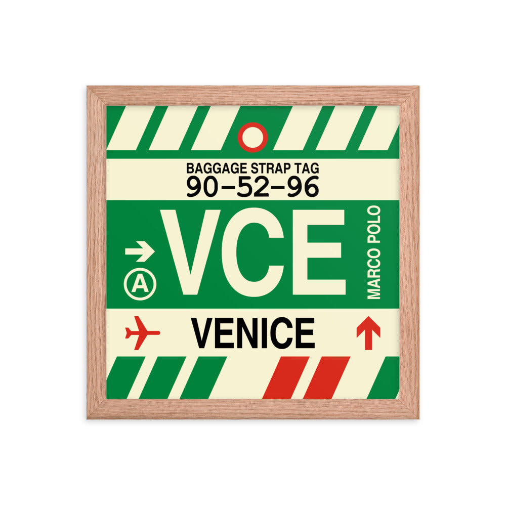 Travel-Themed Framed Print • VCE Venice Souvenir • YHM Designs - Image 07