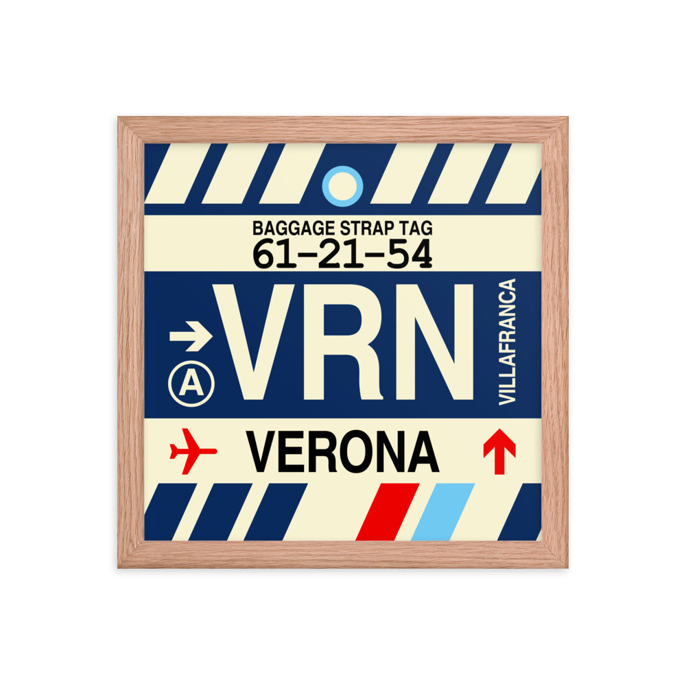 Travel-Themed Framed Print • VRN Verona Souvenir • YHM Designs - Image 07