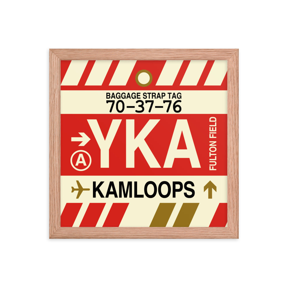 Travel-Themed Framed Print • YKA Kamloops • YHM Designs - Image 07