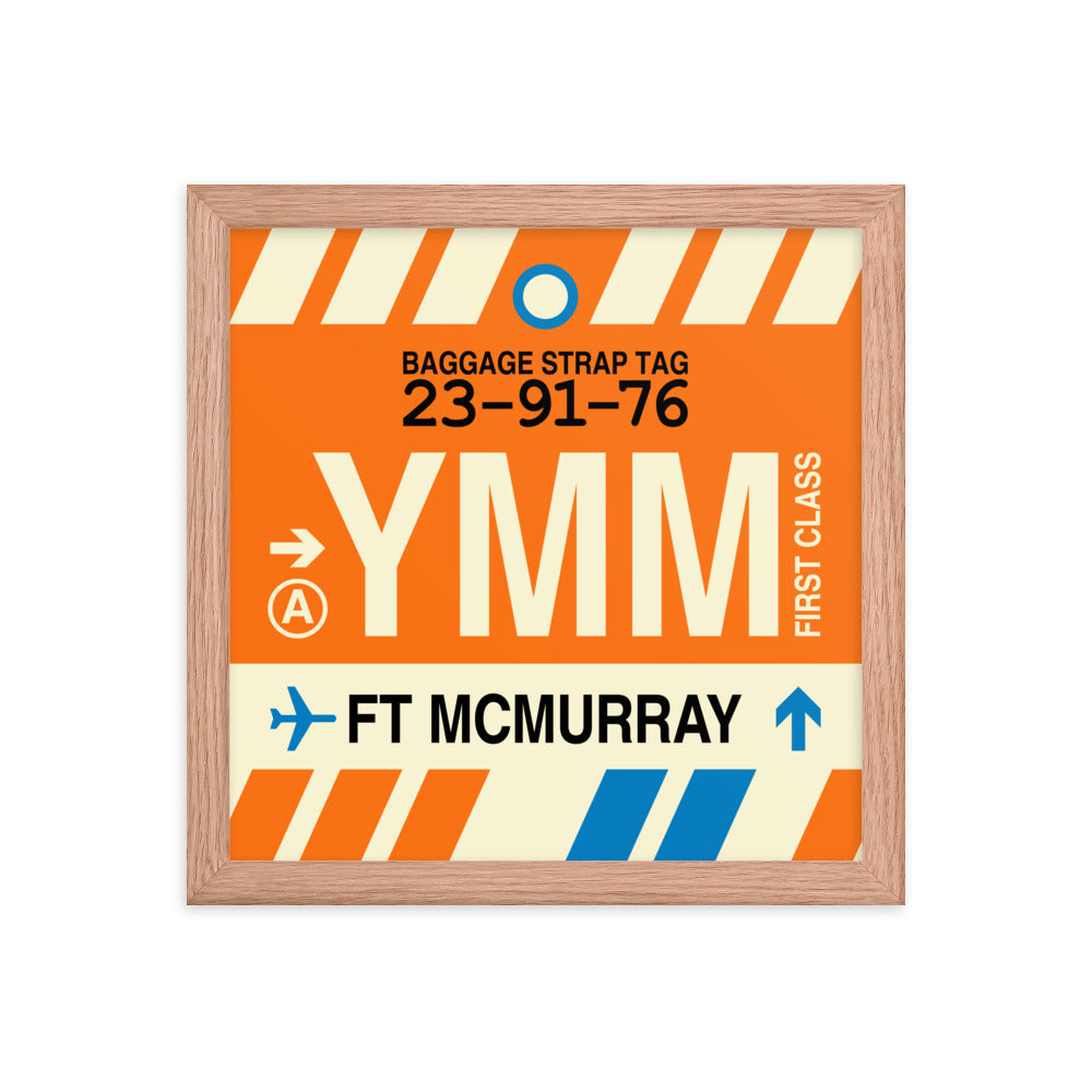 Travel-Themed Framed Print • YMM Fort McMurray • YHM Designs - Image 07