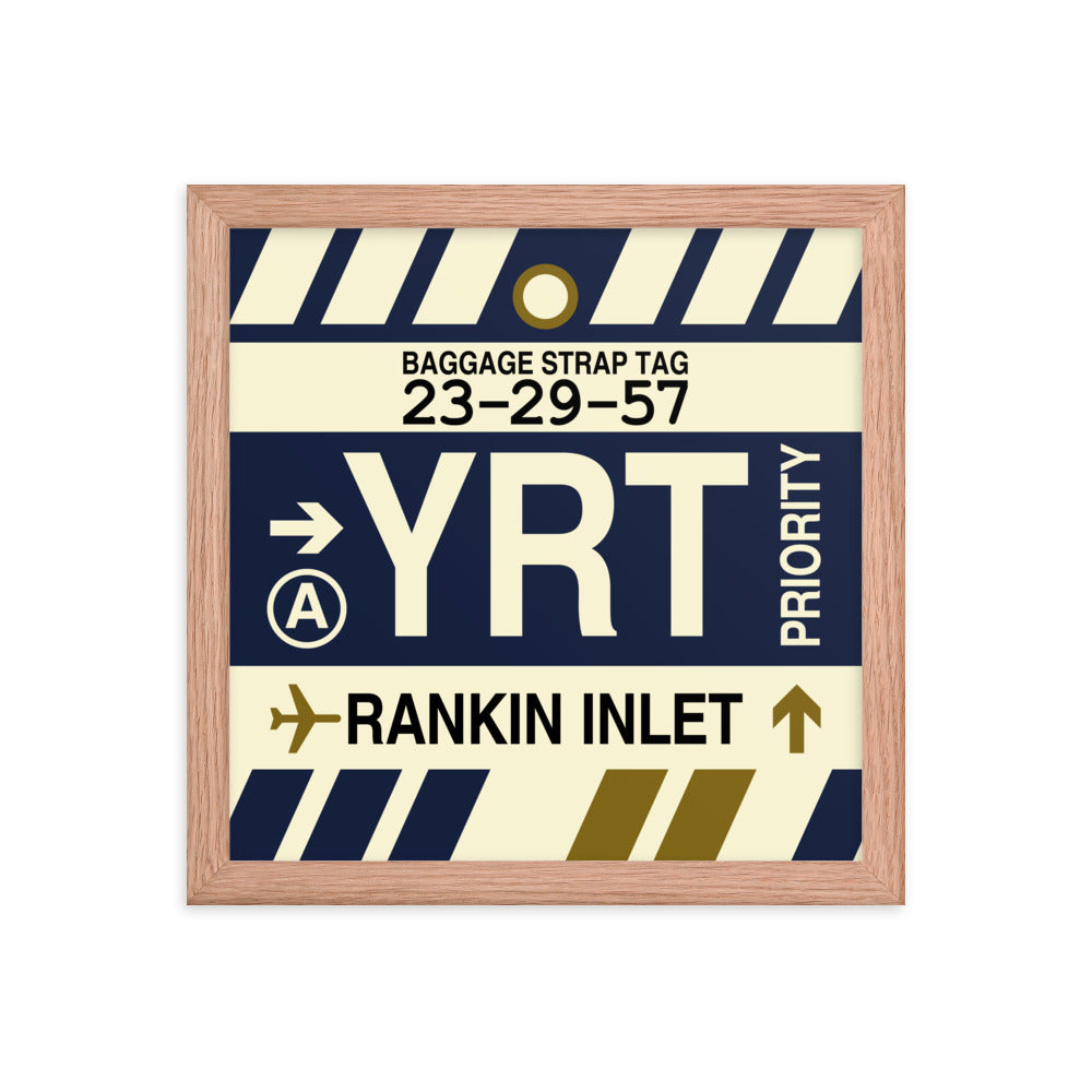 Travel-Themed Framed Print • YRT Rankin Inlet Souvenir • YHM Designs - Image 07