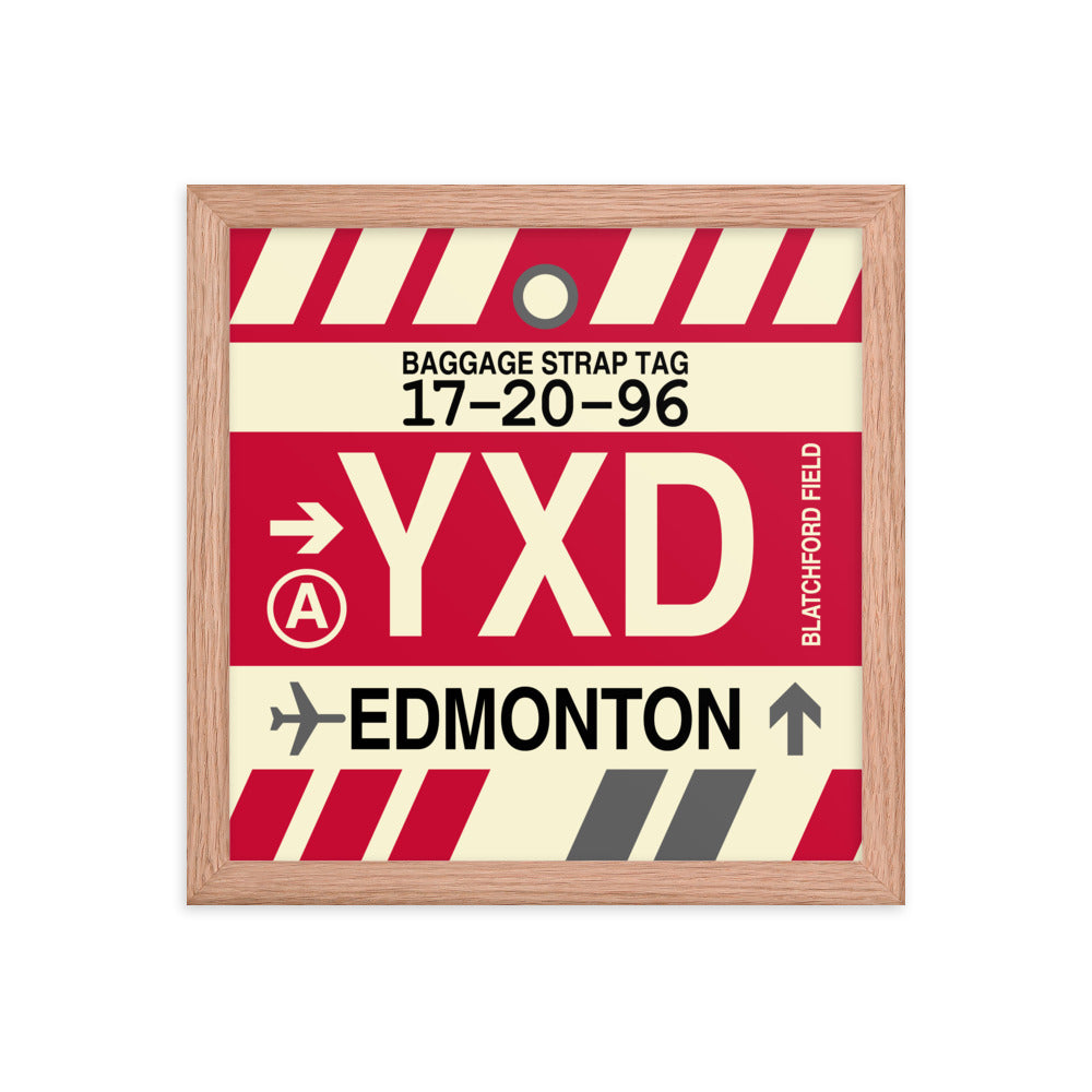 Travel-Themed Framed Print • YXD Edmonton • YHM Designs - Image 07
