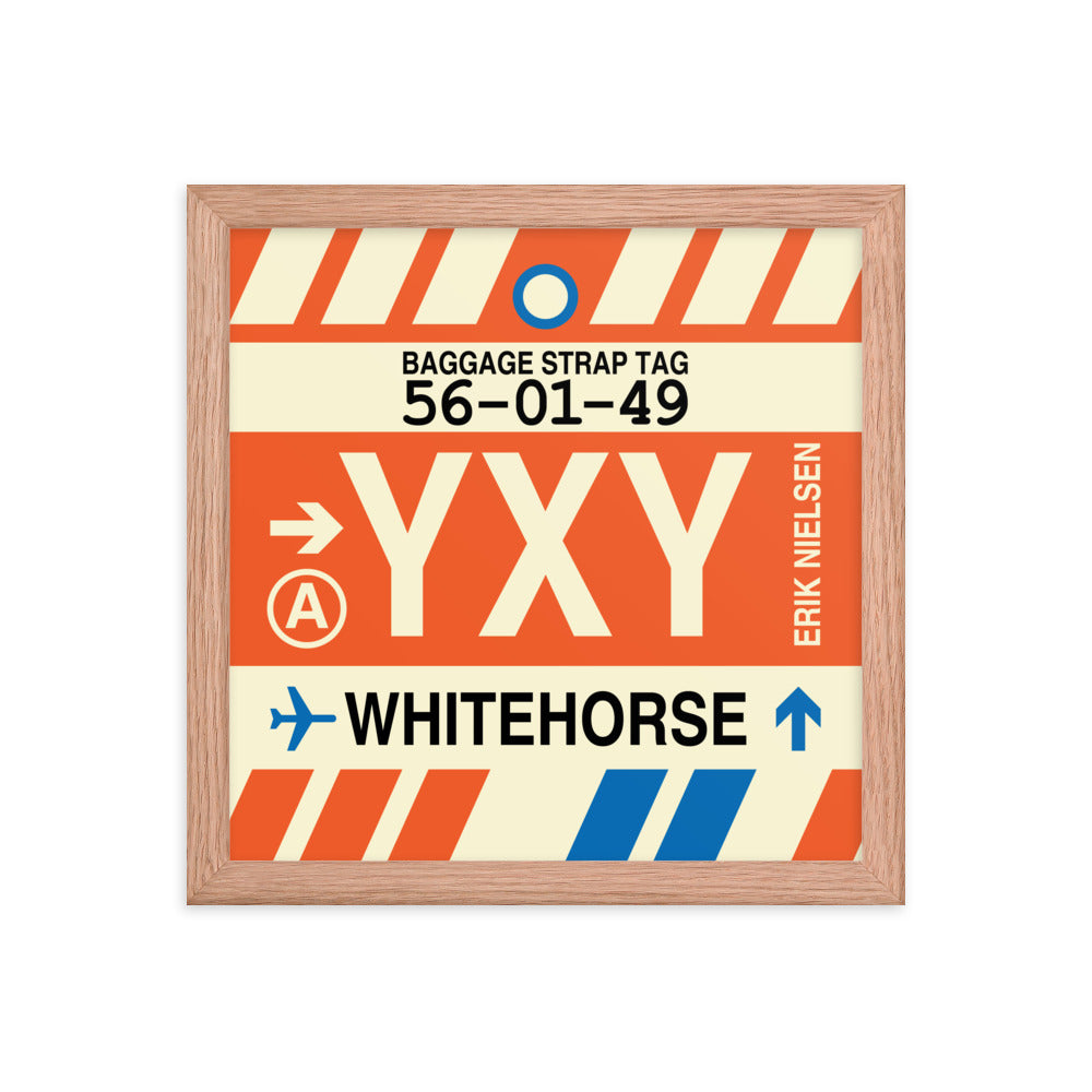 Travel-Themed Framed Print • YXY Whitehorse • YHM Designs - Image 07