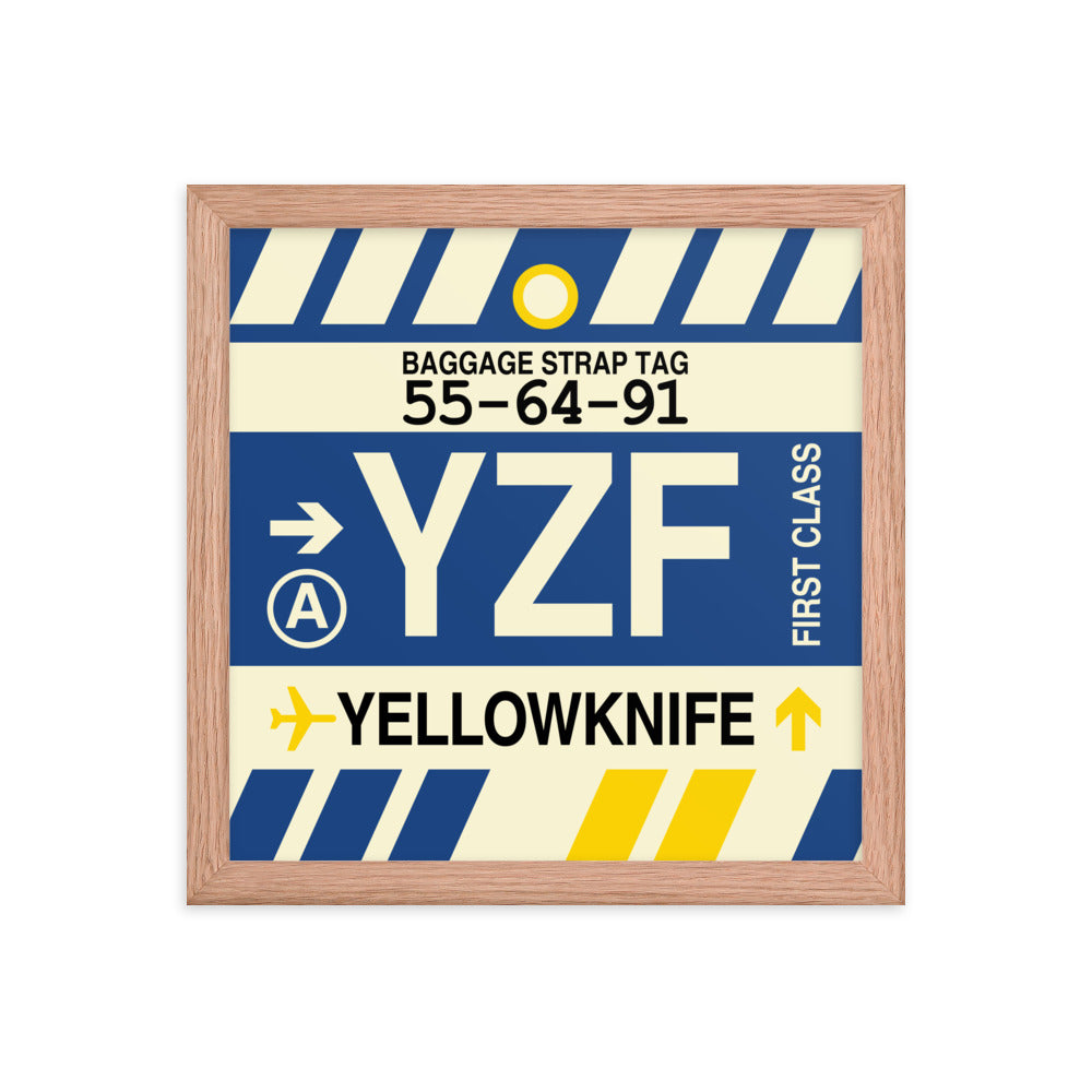 Travel-Themed Framed Print • YZF Yellowknife • YHM Designs - Image 07