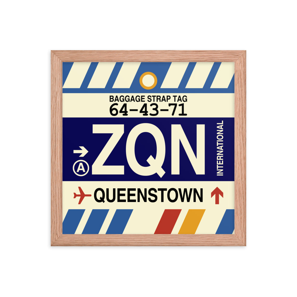 Travel-Themed Framed Print • ZQN Queenstown Souvenir • YHM Designs - Image 07