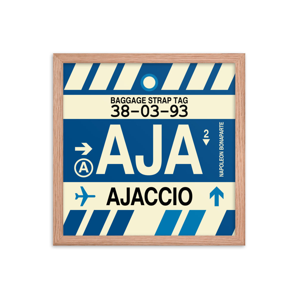 Travel-Themed Framed Print • AJA Ajaccio • YHM Designs - Image 08