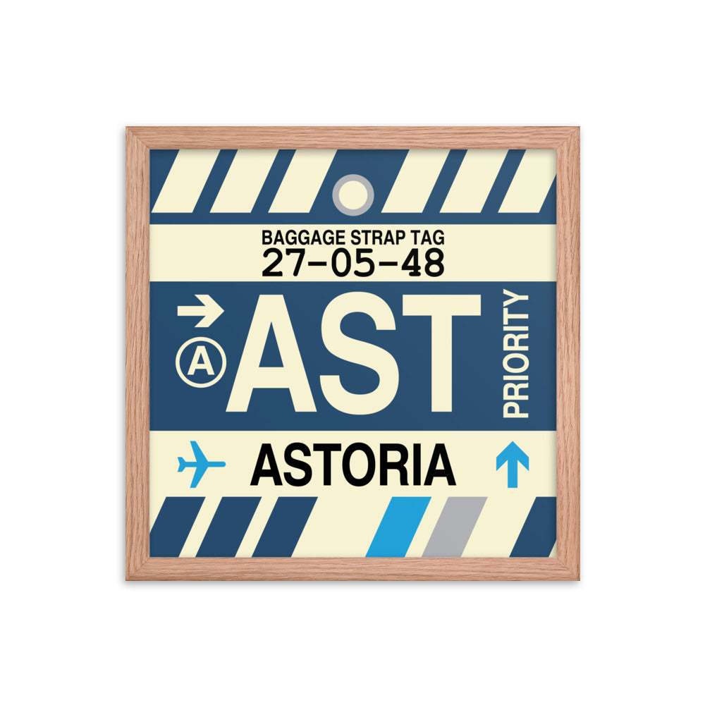 Travel-Themed Framed Print • AST Astoria Souvenir • YHM Designs - Image 08