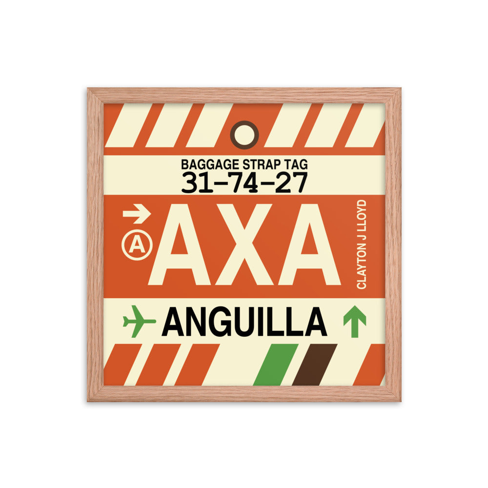 Travel-Themed Framed Print • AXA Anguilla • YHM Designs - Image 08