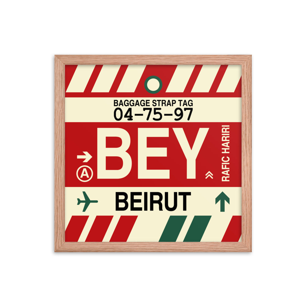 Travel-Themed Framed Print • BEY Beirut • YHM Designs - Image 08