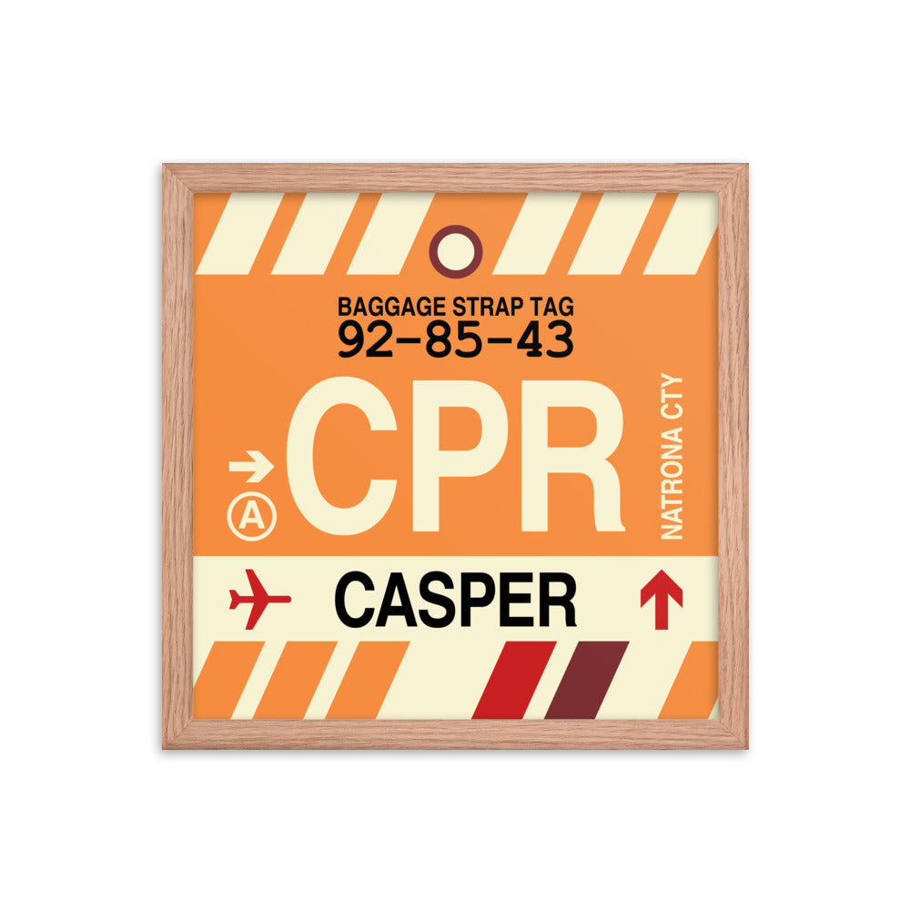 Travel-Themed Framed Print • CPR Casper Souvenir • YHM Designs - Image 08