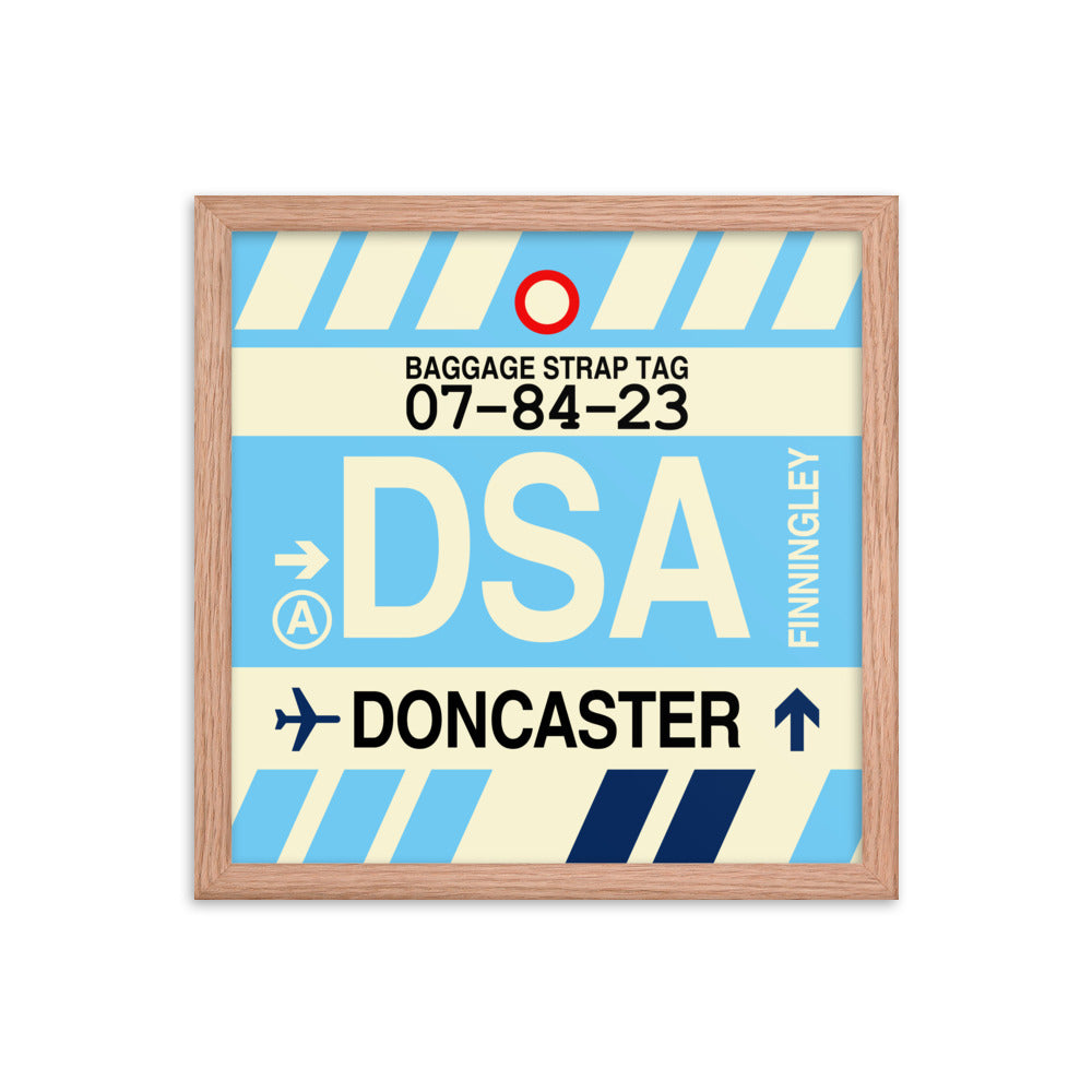 Travel-Themed Framed Print • DSA Doncaster Souvenir • YHM Designs - Image 08