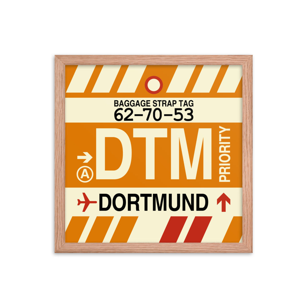 Travel-Themed Framed Print • DTM Dortmund Souvenir • YHM Designs - Image 08